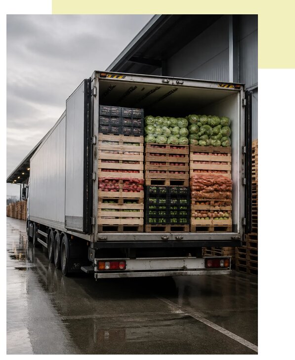 Перевозка плодоовощной продукции в Учалы по цене от 5084 р. | Агросервис-Члы